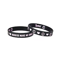 Boobies Make Me Smile Donation Rubber Bracelet