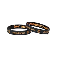 Stupid Cancer Get Busy Living Donation Rubber Bracelet