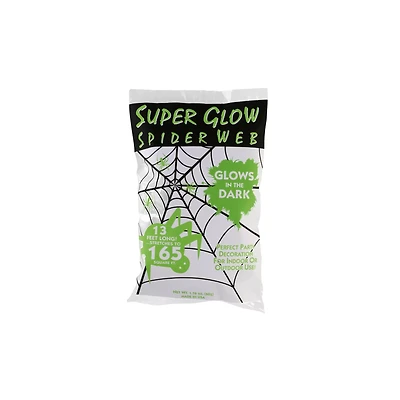 Glow in the Dark Spider Web Decoration
