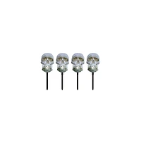 7.5 Inch LED Strobing Skull Head Lawnstakes