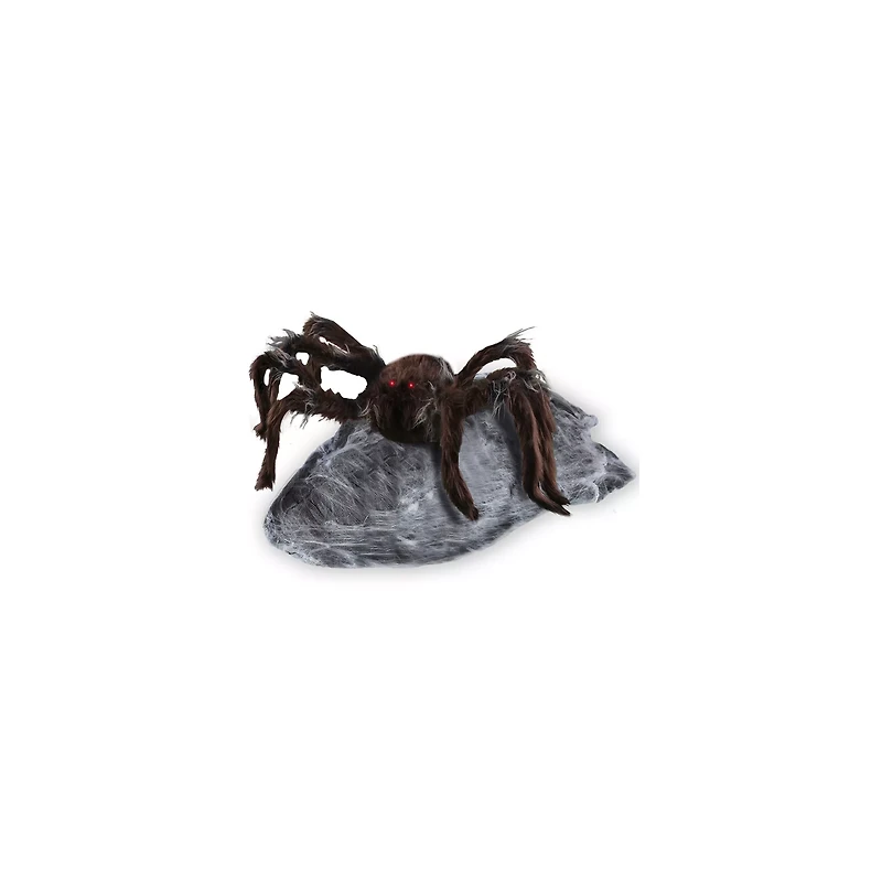 21 In LED Brown Jumping Spider Animatronic