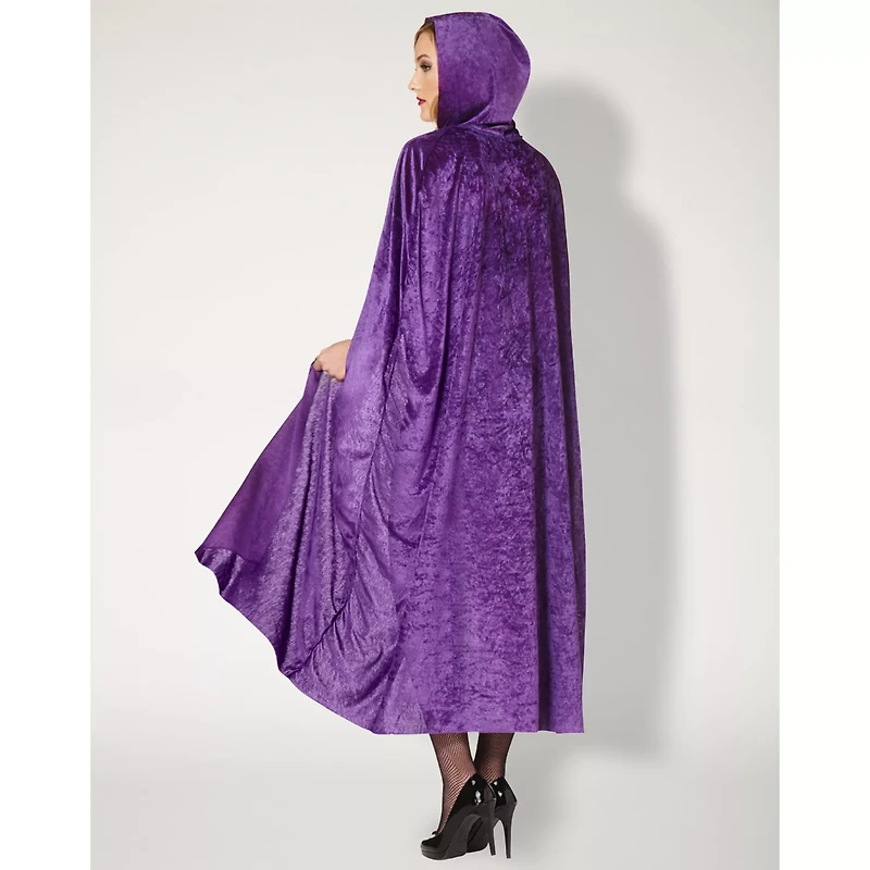 Purple Crush Velvet Cape