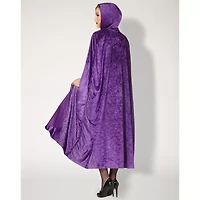 Purple Crush Velvet Cape