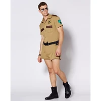 Adult Sergeant Short Pants Cop Costume