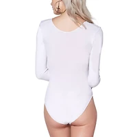 Long Sleeve White Bodysuit