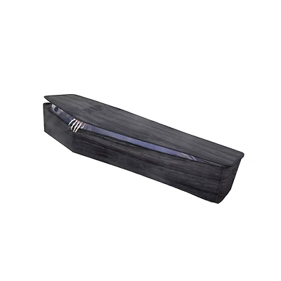5 Ft Printed Fabric Collapsible Coffin