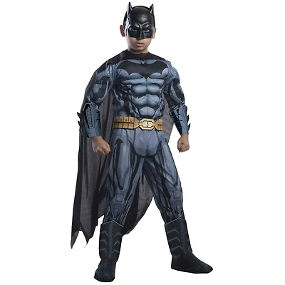 Kids Grey and Black 3D Batman Costume - DC Comics