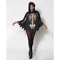 Adult Skeleton Poncho