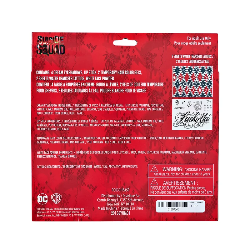 Harley Quinn Makeup Kit - Suicide Squad