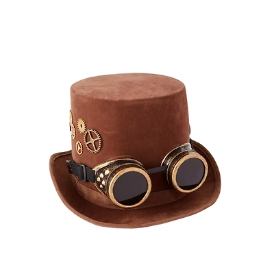 Steampunk Top Hat With Goggles