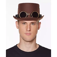 Steampunk Top Hat With Goggles