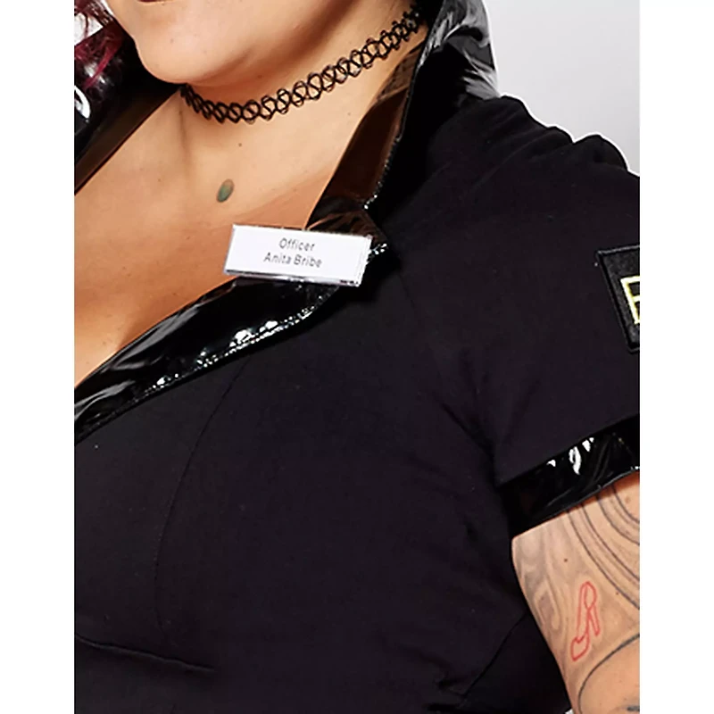 Adult Dirty Cop Plus Size Costume
