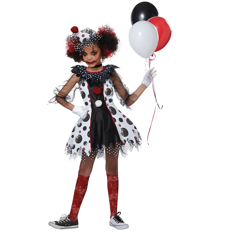 Kids Creepy Clown Costume