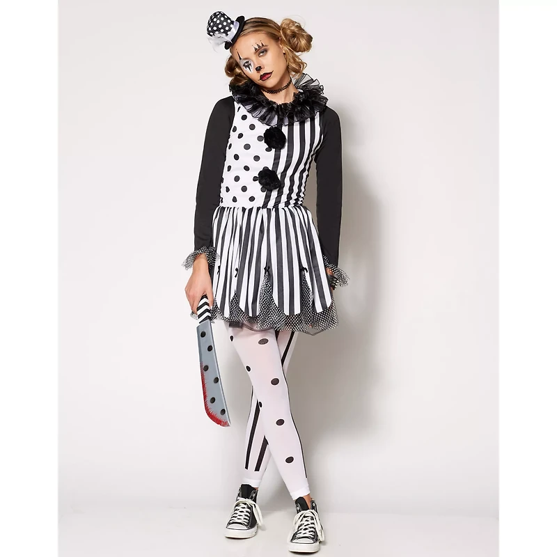 Adult Twisted Trickster Clown Costume