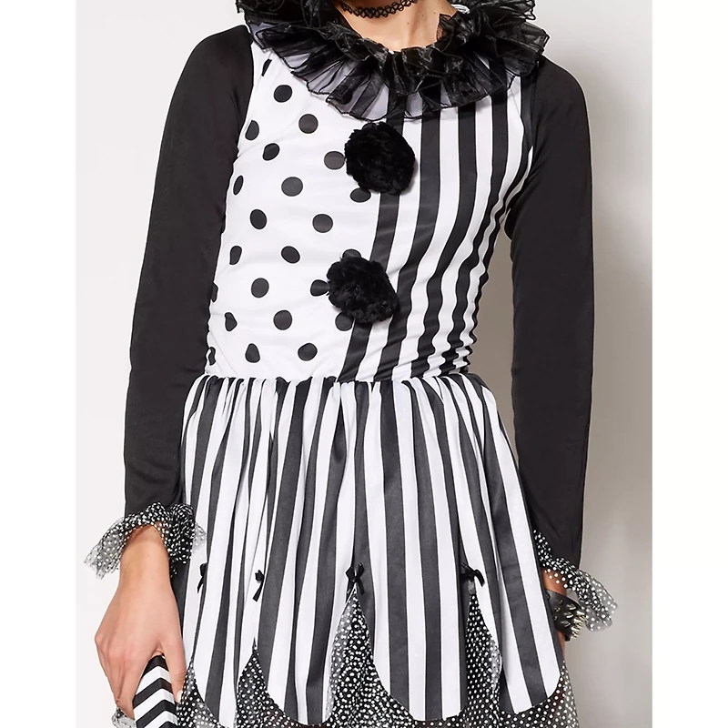 Adult Twisted Trickster Clown Costume