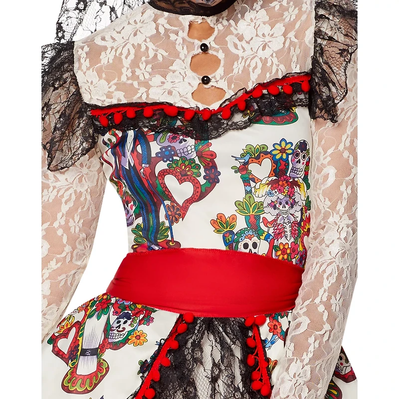 Adult Sugar Skull Bride Costume