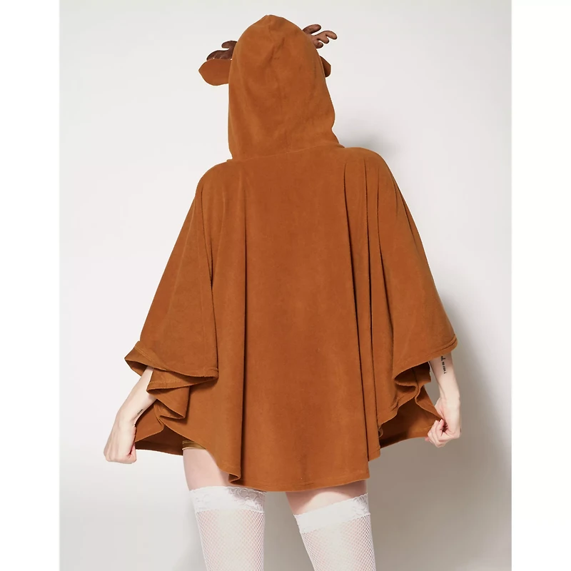 Adult Faux Fur Deer Poncho