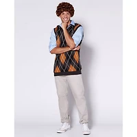 Dale Sweater Vest and Wig - Step Brothers