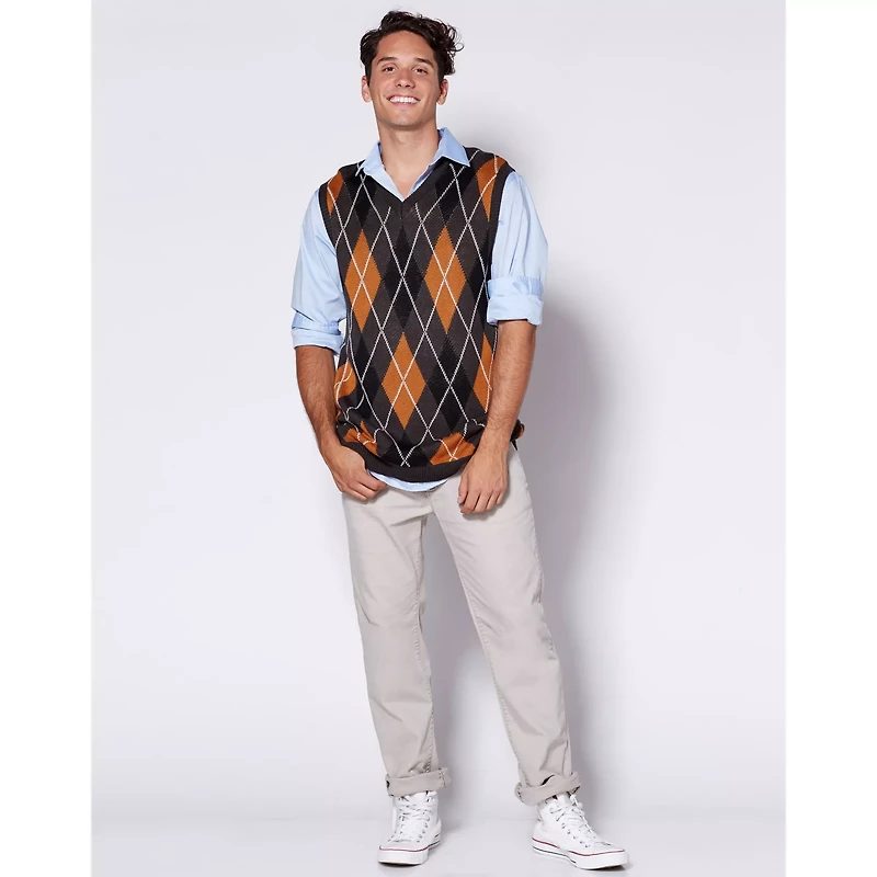 Dale Sweater Vest and Wig - Step Brothers