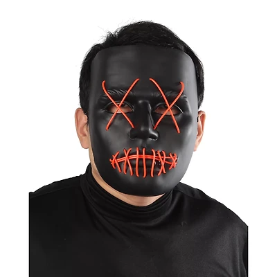 Light-Up EL Wire X Eyes Mask