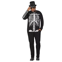 Long Sleeve Skeleton T Shirt