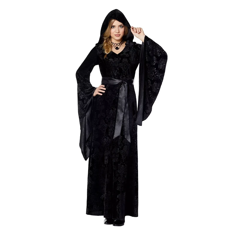 Velvet Hooded Robe