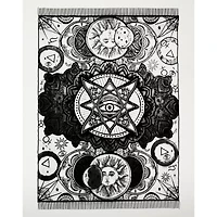 7 Ft Tarot Celestial Tablecloth