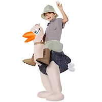 Kids Inflatable Ostrich Ride-Along Costume