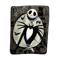 Jack and Sally Reversible Fleece Blanket - The Nightmare Before Christmas