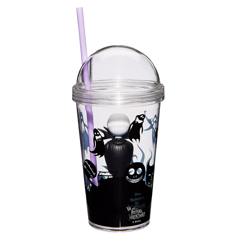 Jack Skellington Cup with Straw - Nightmare Before Christmas
