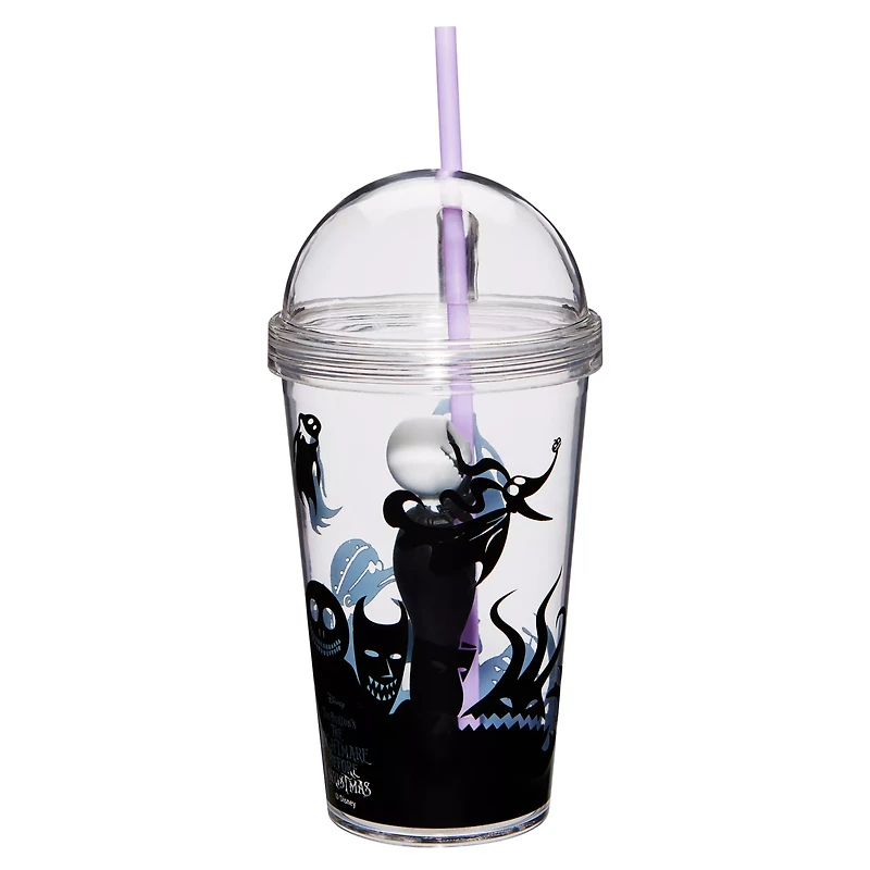 Jack Skellington Cup with Straw - Nightmare Before Christmas