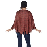 Plaid Scarecrow Poncho