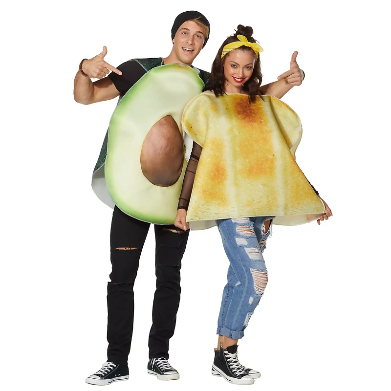 Adult Avocado and Toast Couples Costume
