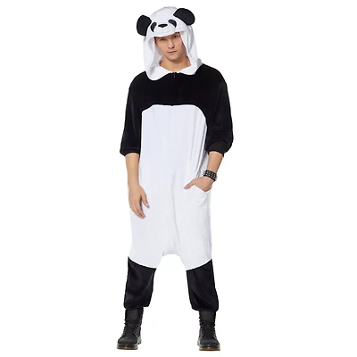 Adult Panda Jumpsuit Costume