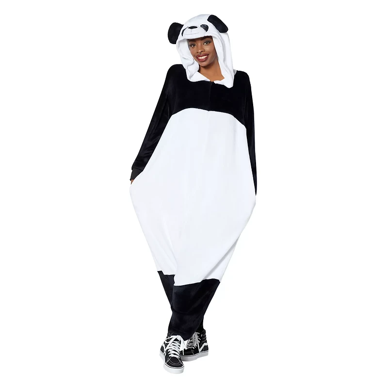Adult Panda Jumpsuit Costume