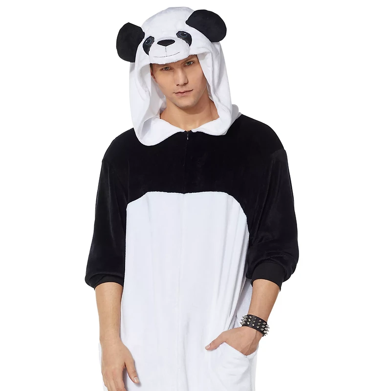 Adult Panda Jumpsuit Costume