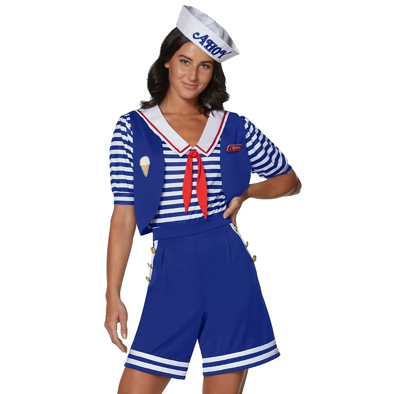 Adult Robin Scoops Ahoy Costume - Stranger Things