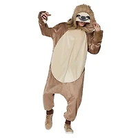 Adult Faux Fur Sloth Jumpsuit