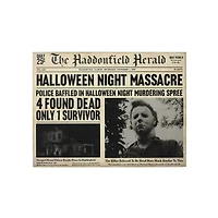 Michael Myers Haddonfield Herald Sign - Halloween
