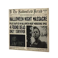 Michael Myers Haddonfield Herald Sign - Halloween