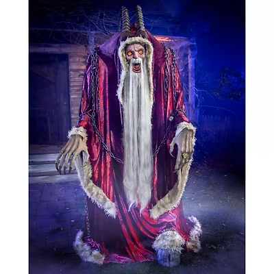 6 Ft 6 In Krampus Animatronic