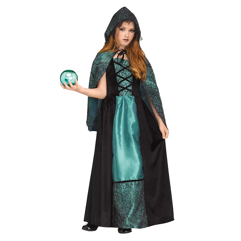 Kids Emerald Sorceress Costume