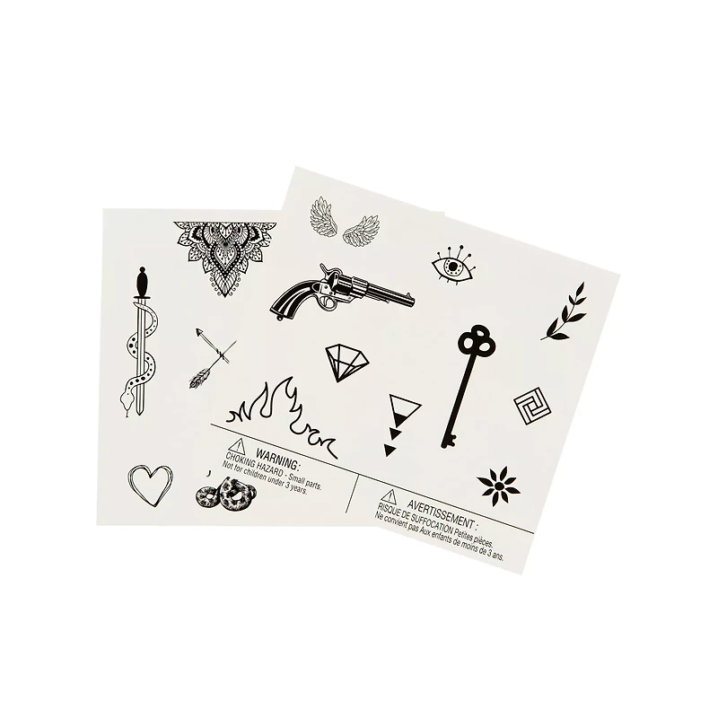 Mini Temporary Tattoos - 20 Pack