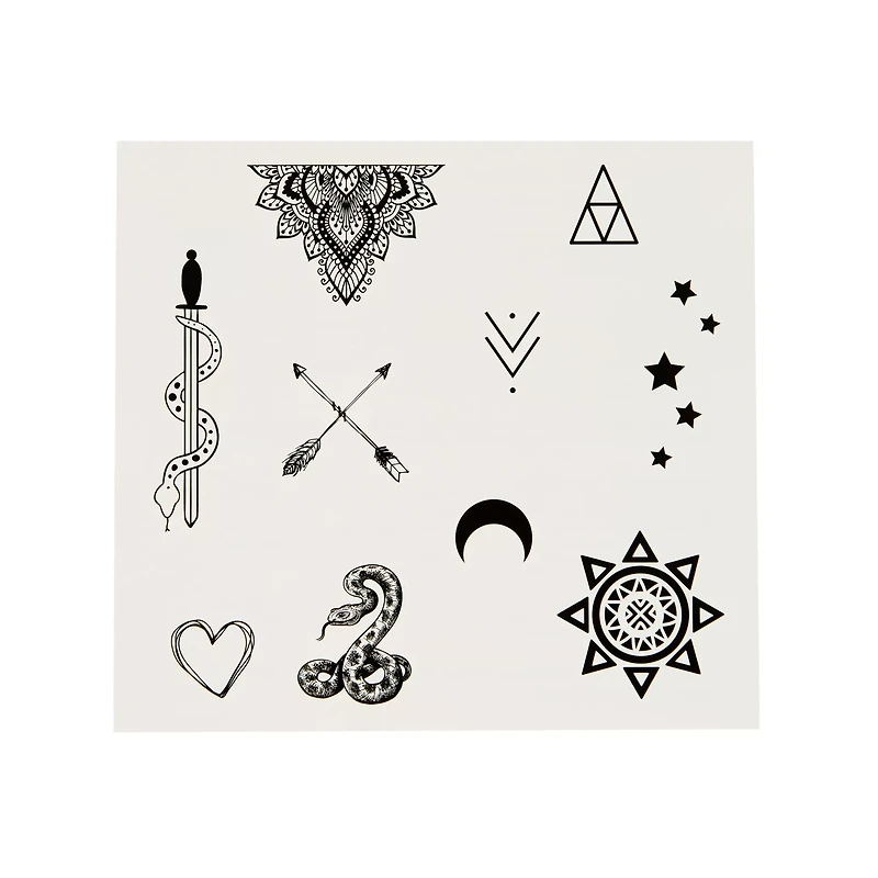 Mini Temporary Tattoos - 20 Pack