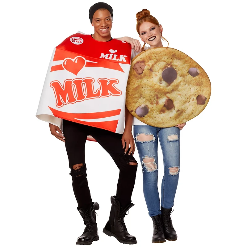 Adult Milk and Cookies Couples Costume