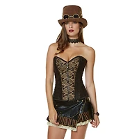 Applique Steampunk Corset