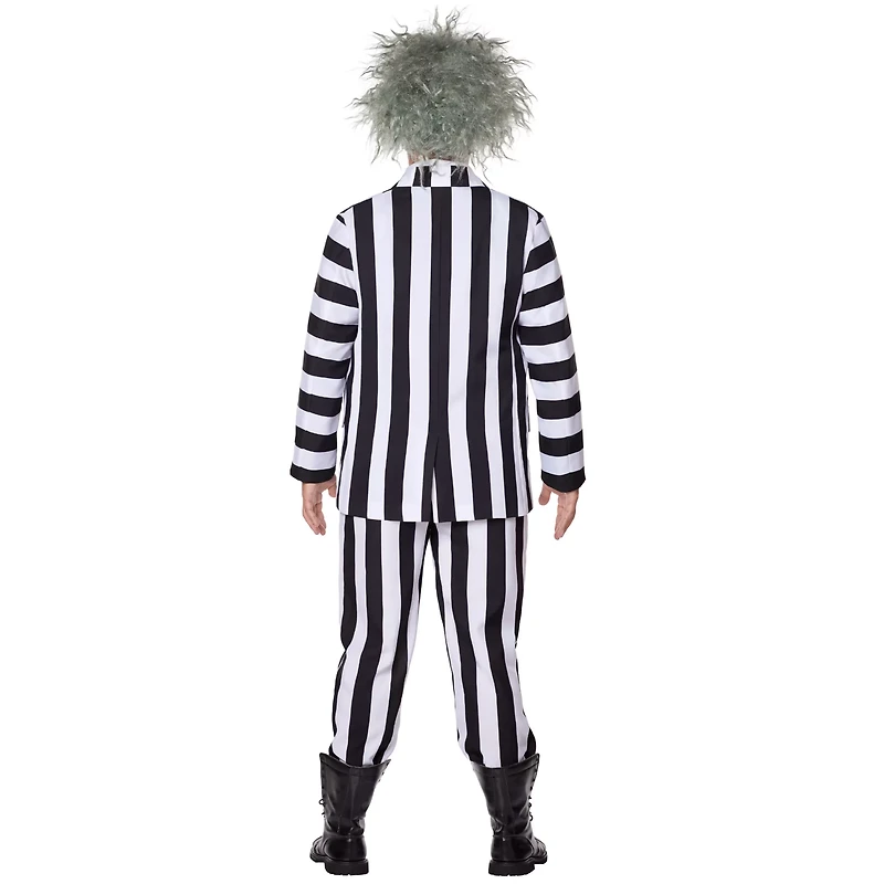 Adult Beetlejuice Striped Suit