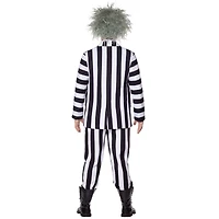 Adult Beetlejuice Striped Suit