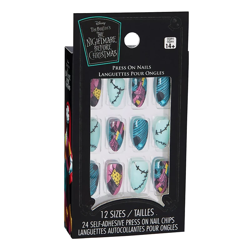 Adult Sally Press on Nails - The Nightmare Before Christmas