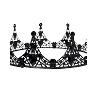 Black Skeleton Crown